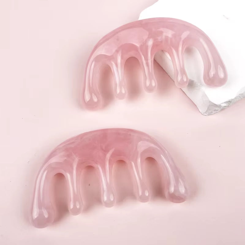 1Pc Five-Tooth Meridian Massage Special Hair Massage Meridian Tool Portable Practical Head Massage Comb Home