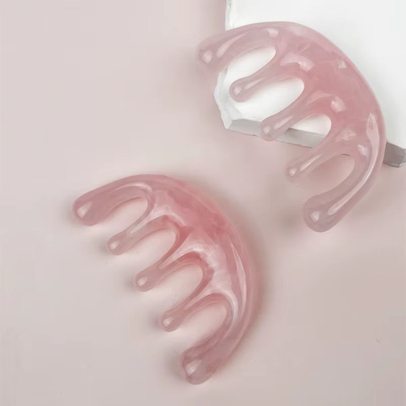 1Pc Five-Tooth Meridian Massage Special Hair Massage Meridian Tool Portable Practical Head Massage Comb Home