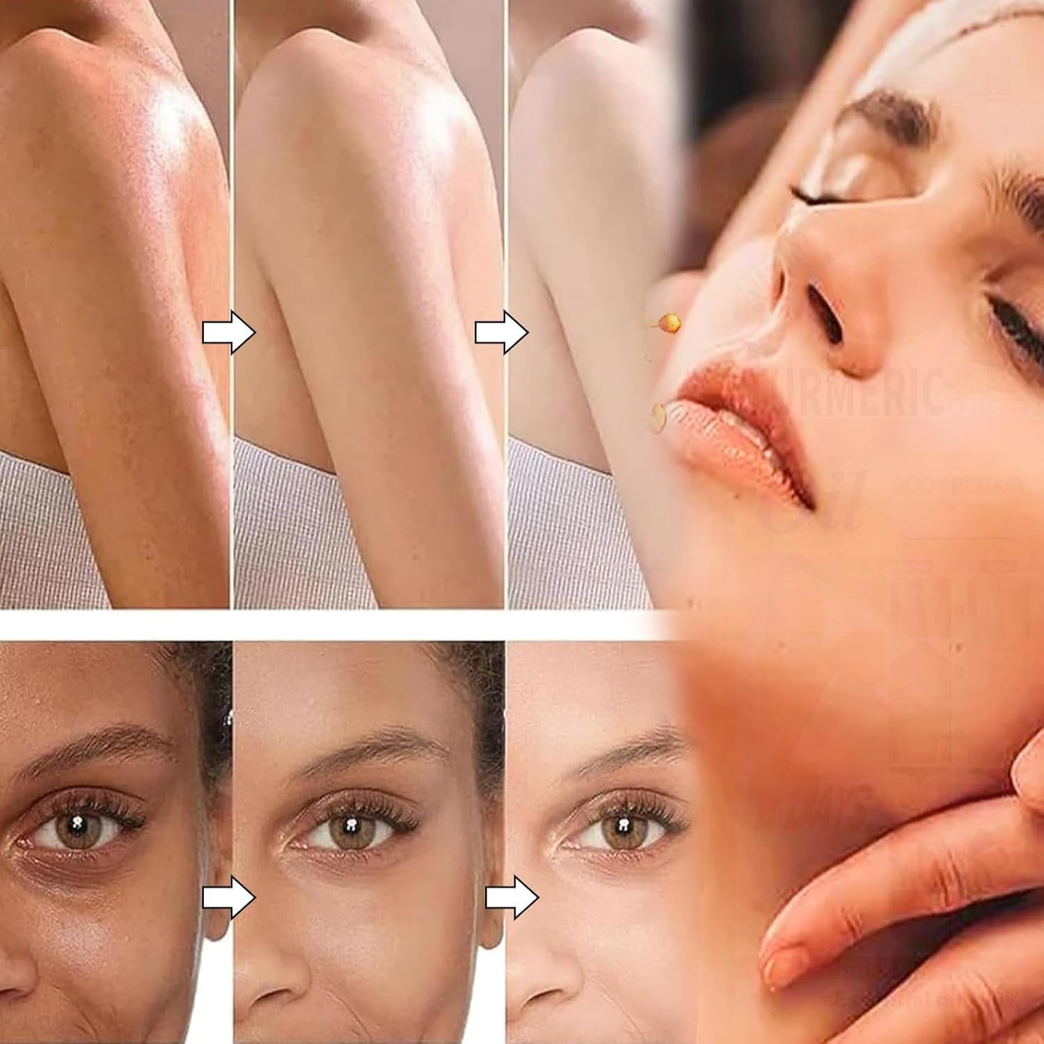 Turmeric Oil Facial Body Massage Oil, Massage Spa, Massage Relaxation First Choice (1)