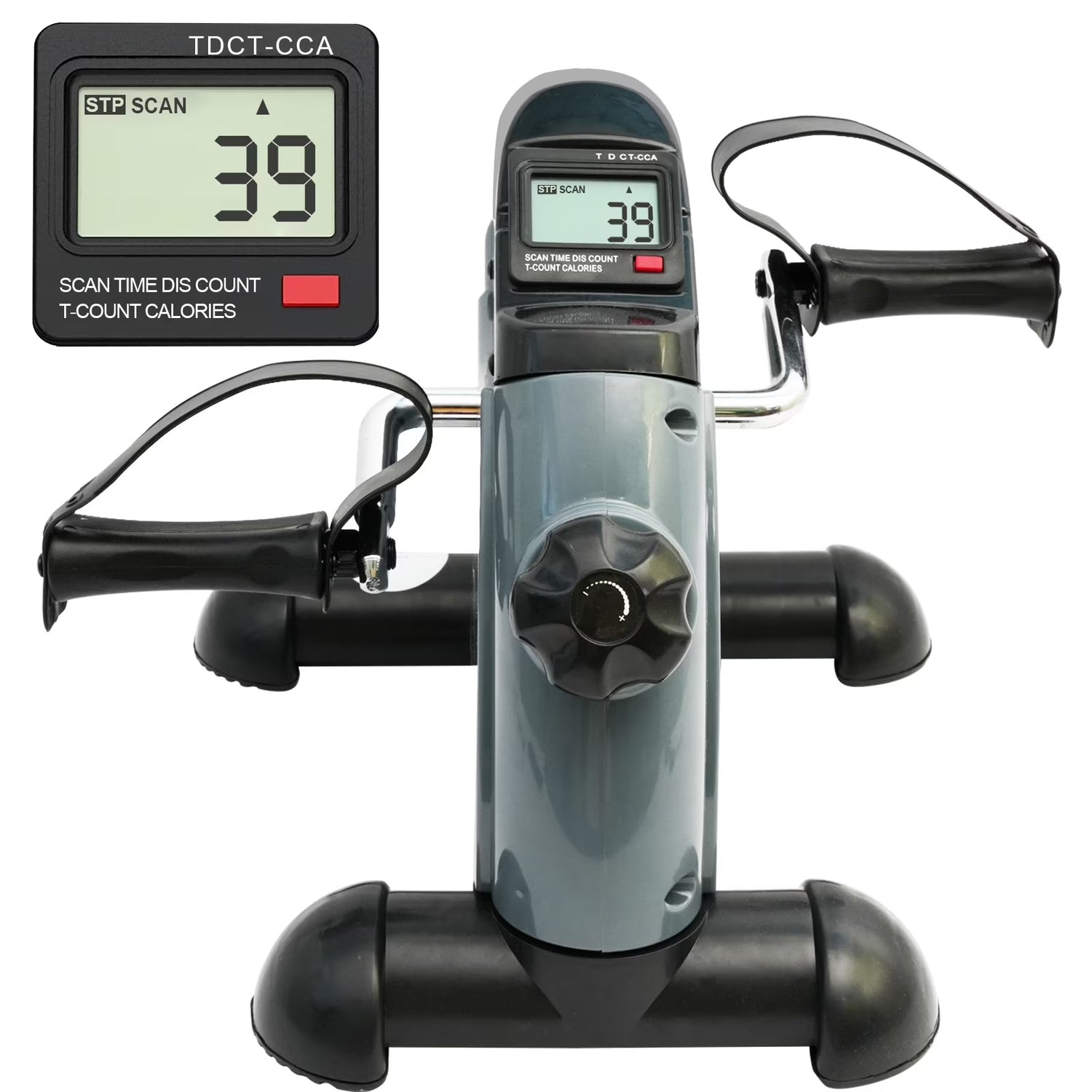 Mini Exercise Bike, Portable Mini Cycle Exercise Bike with Digital Display, under Desk Bike Pedal Exerciser Stepper for Home Office Senior