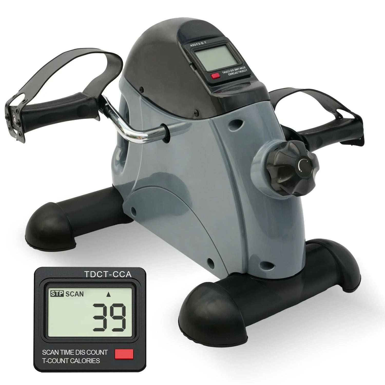 Mini Exercise Bike, Portable Mini Cycle Exercise Bike with Digital Display, under Desk Bike Pedal Exerciser Stepper for Home Office Senior