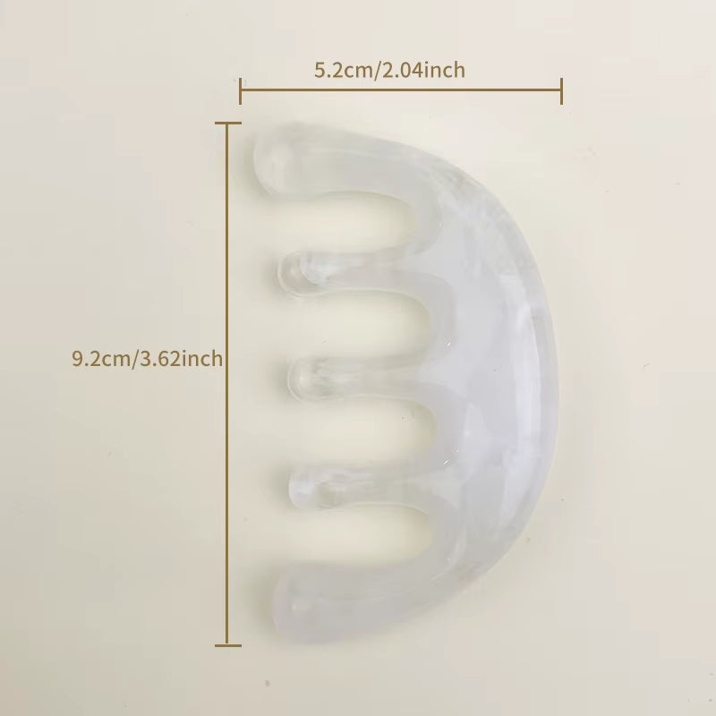 1Pc Five-Tooth Meridian Massage Special Hair Massage Meridian Tool Portable Practical Head Massage Comb Home