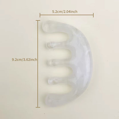 1Pc Five-Tooth Meridian Massage Special Hair Massage Meridian Tool Portable Practical Head Massage Comb Home