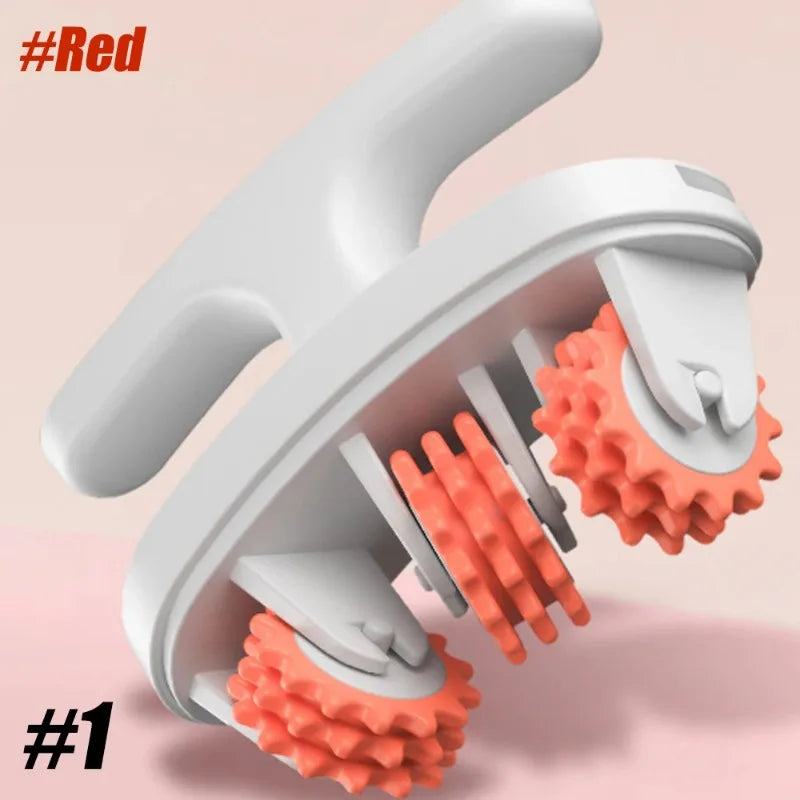 Multi-Function Ring Leg Massager Massage Roller Detachable Handles for Full Body Neck Shoulder Abdominal Muscle Slimming