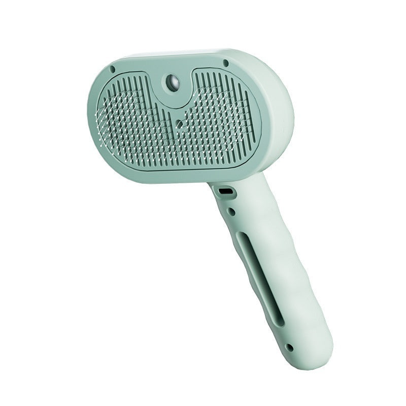 Steam pet grooming brush for cats and dogs