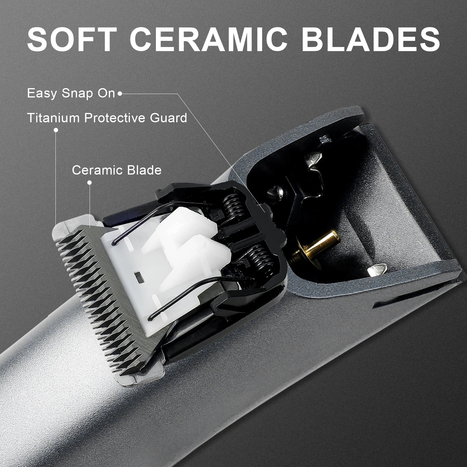 Electric Groin Hair Trimmer for Men,Body Groomer &amp; Pubic Waterproof Hair Trimmer,Replaceable Ceramic Blade