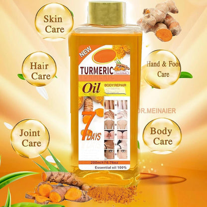 Turmeric Oil Facial Body Massage Oil, Massage Spa, Massage Relaxation First Choice (1)